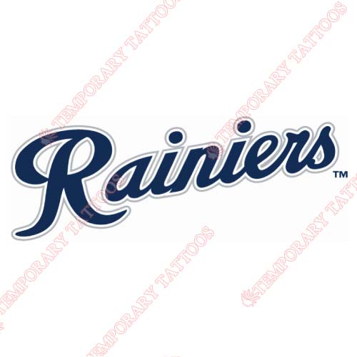 Tacoma Rainiers Customize Temporary Tattoos Stickers NO.7710